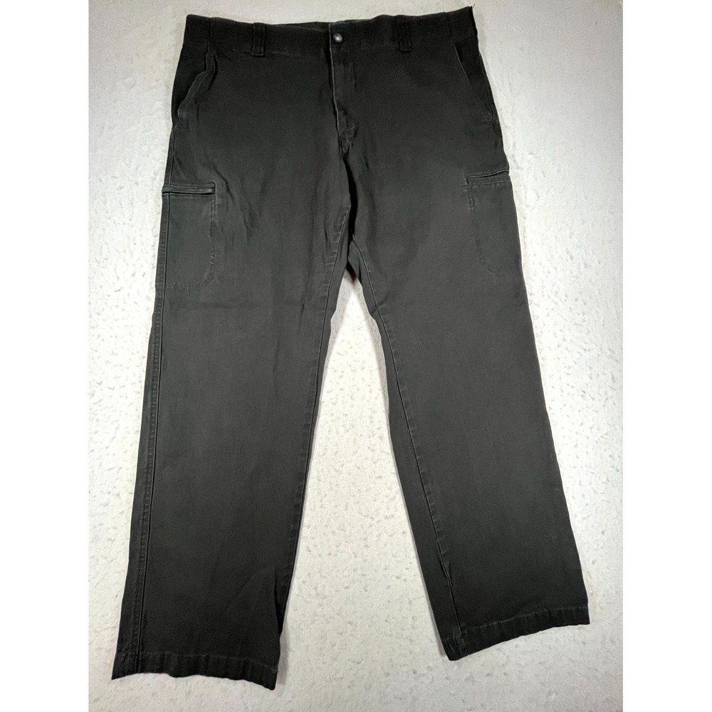 Lee Extreme Motion Carpenter Pants Mens 36x30 Black Regular Fit Straight Leg